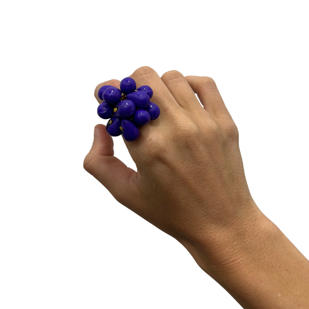 Anillo vintage Uva Morada