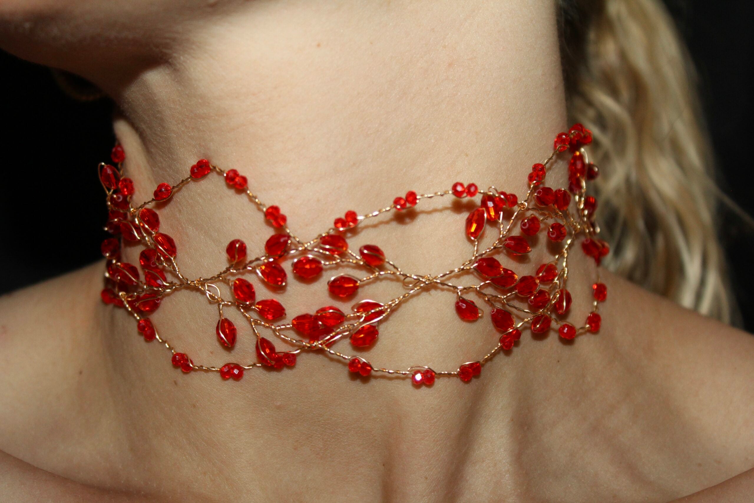 Gargantilla Santa Elena Rojo