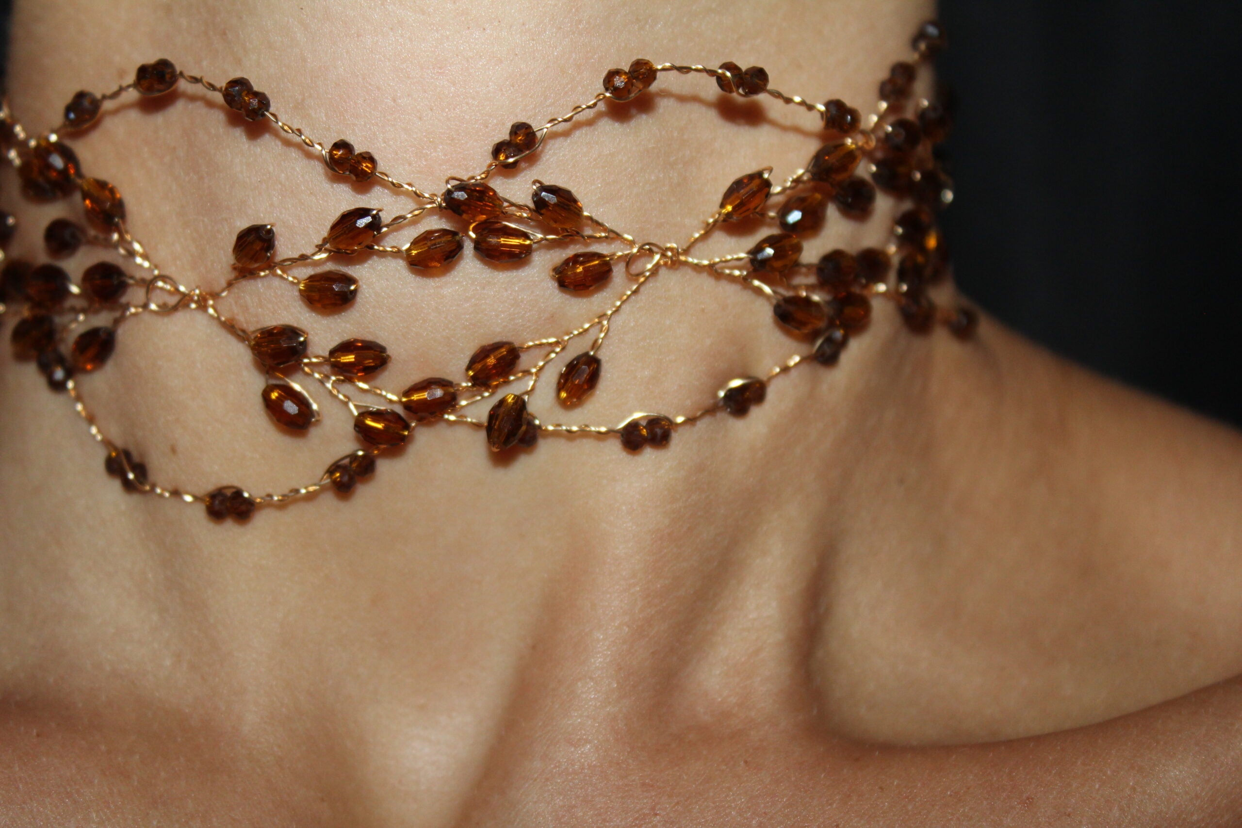 Gargantilla Santa Elena Ámbar