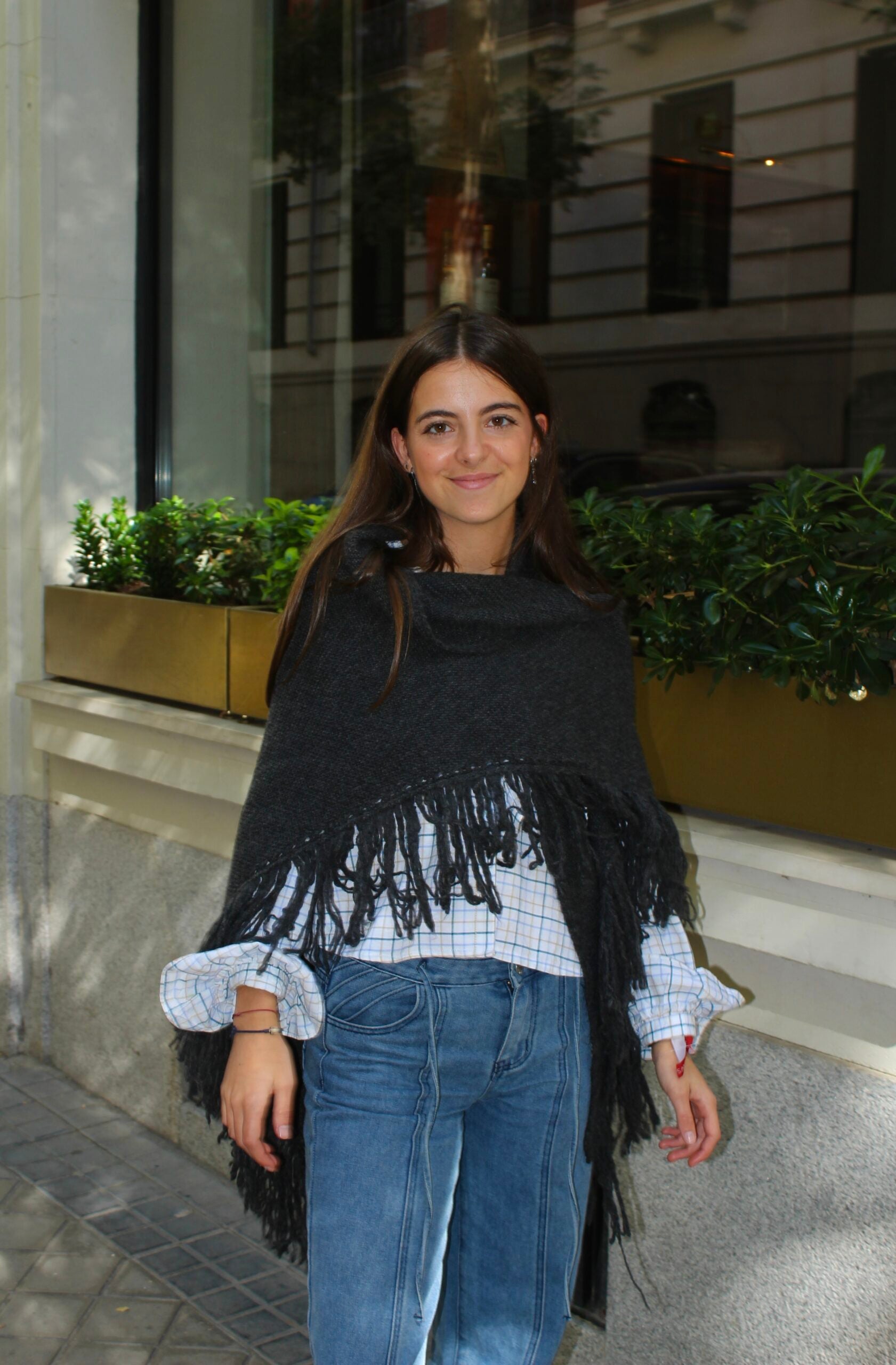 Chal de lana Balmoral - Gris Oscuro