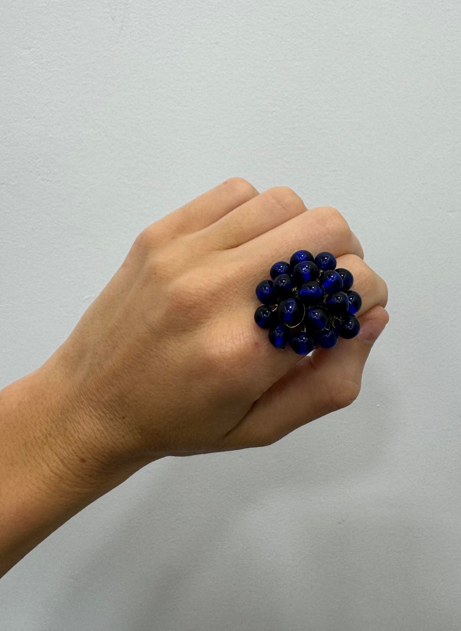 Anillo Majorelle Azul oscuro talla 7 US