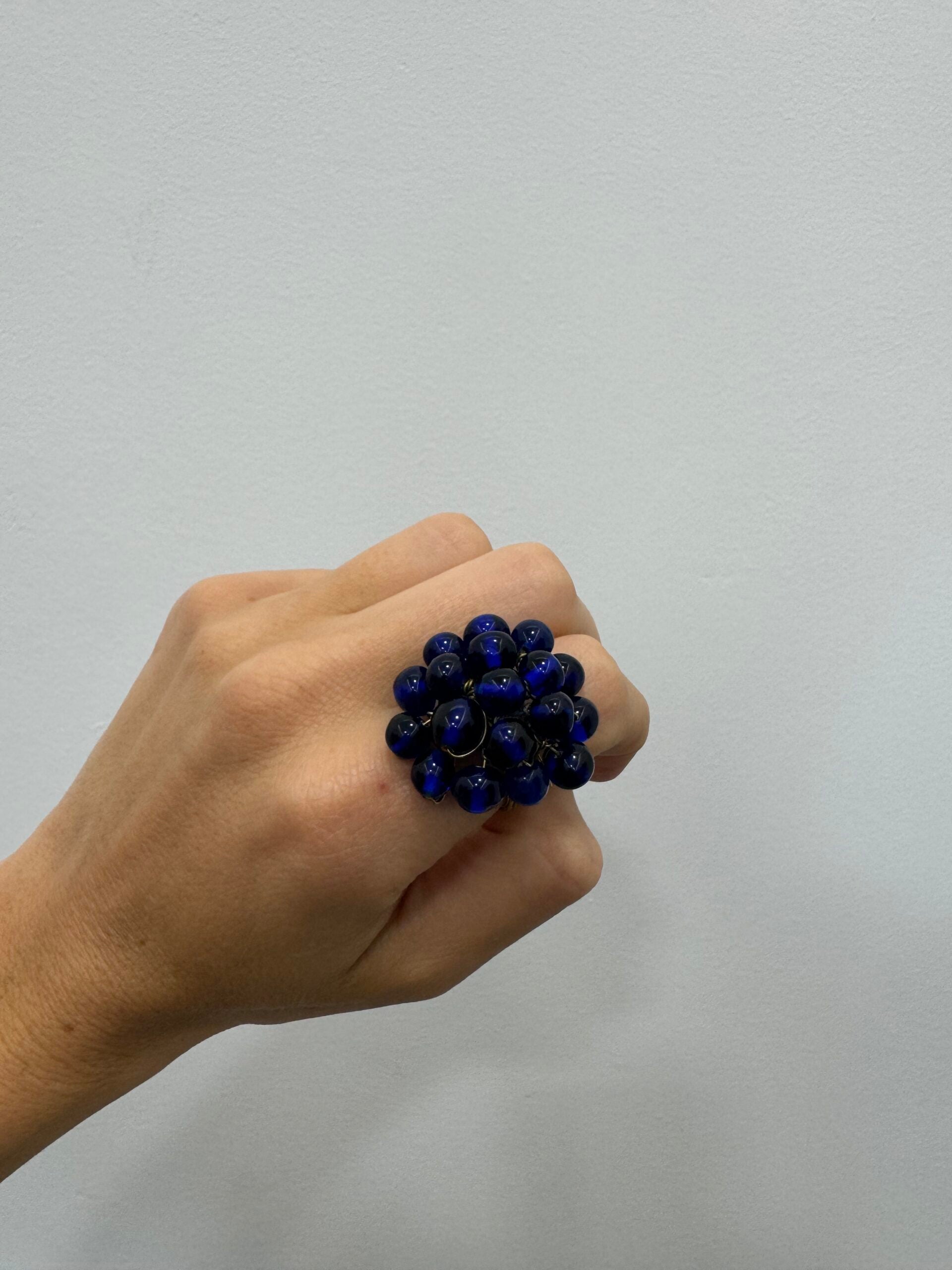 Anillo Majorelle Azul oscuro talla 7 US