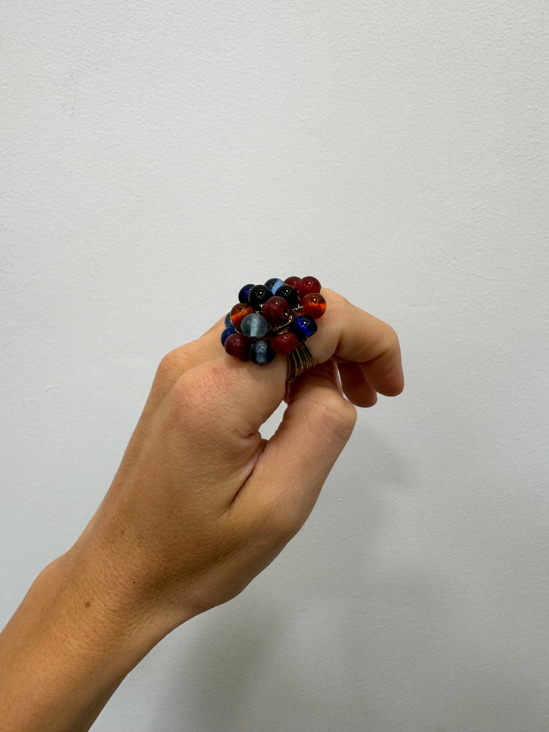 Anillo Majorelle multicolor talla 7 US