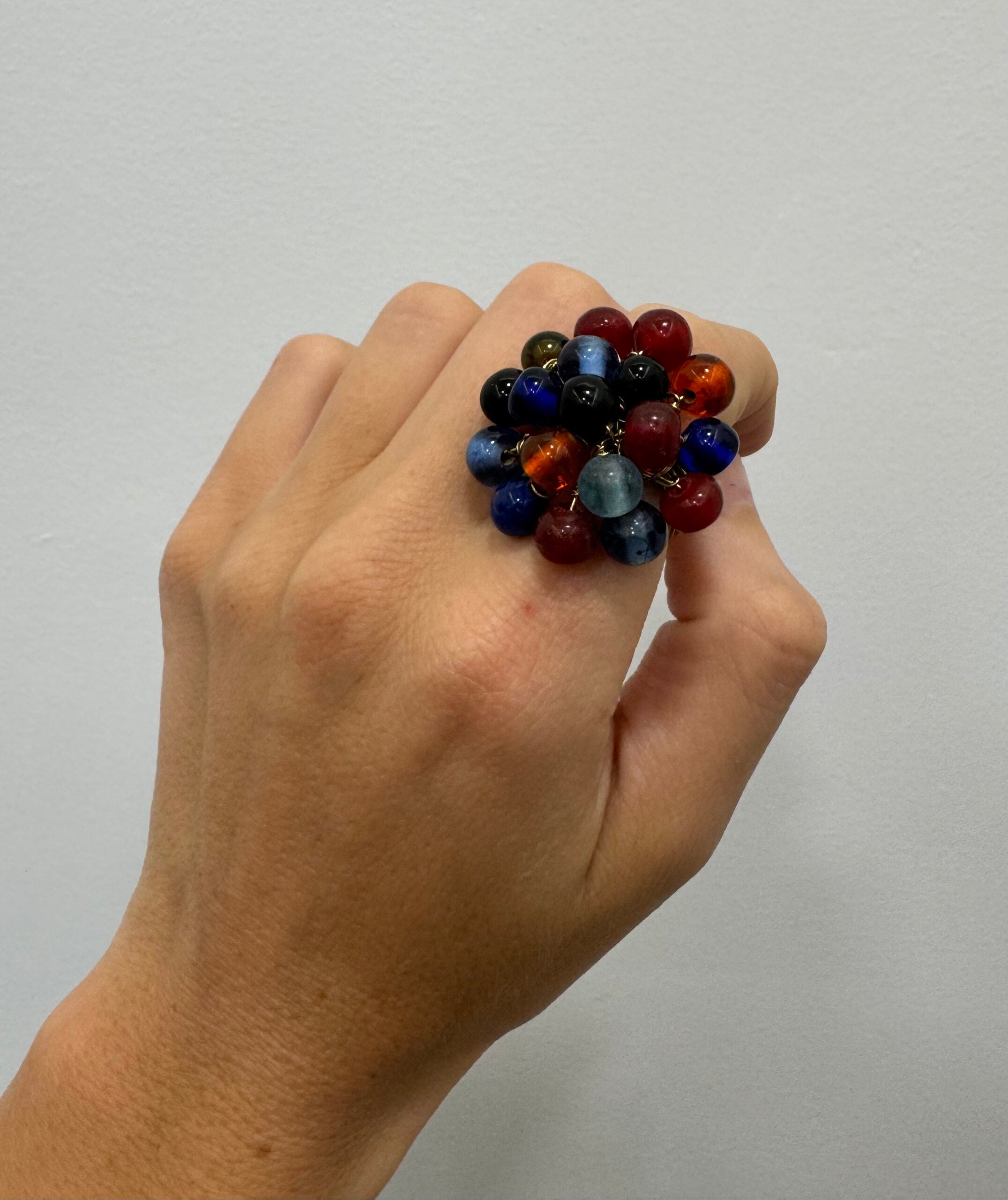 Anillo Majorelle multicolor talla 7 US