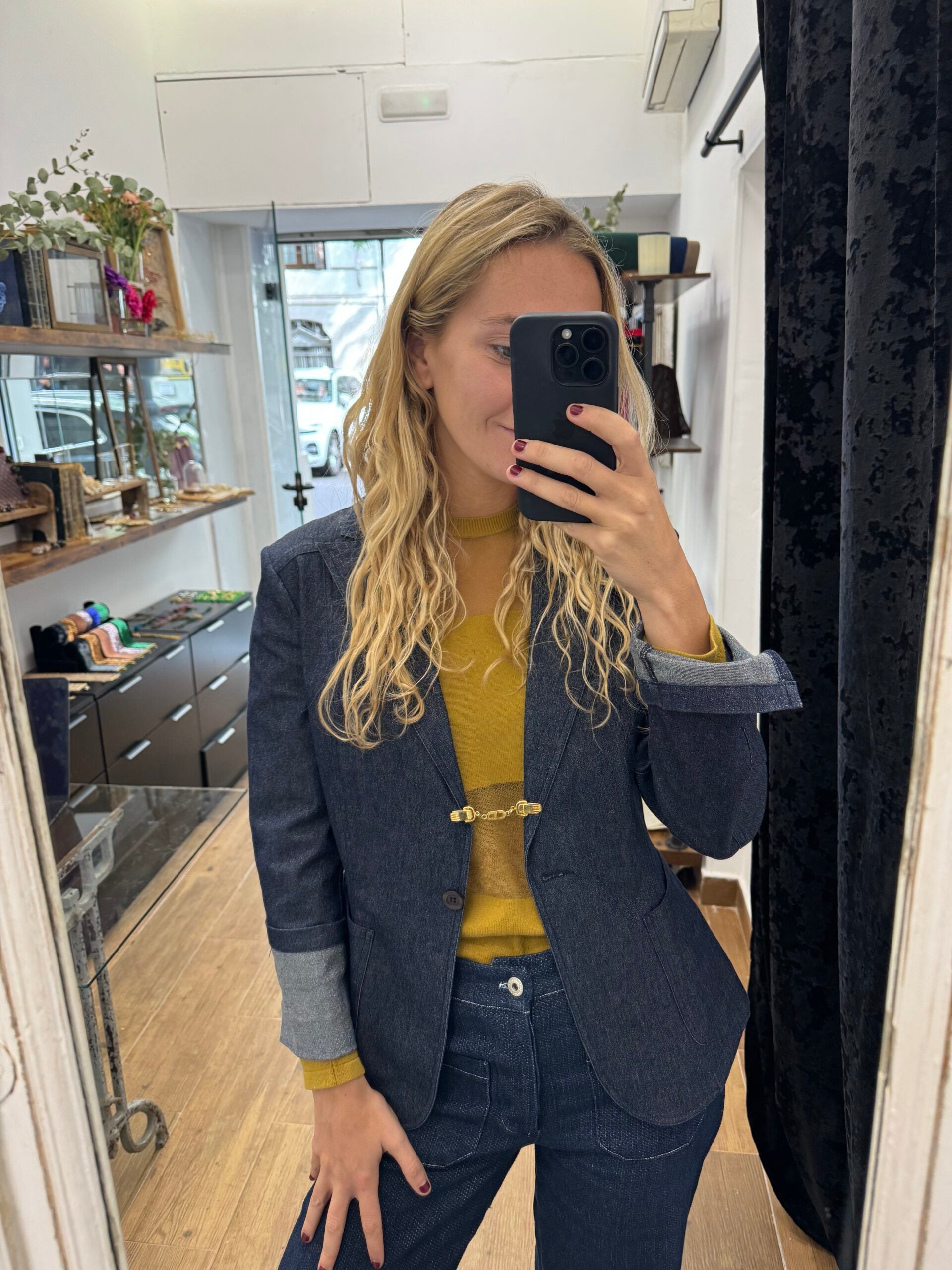 Broche sujeta capas vintage tipo charro salmantino