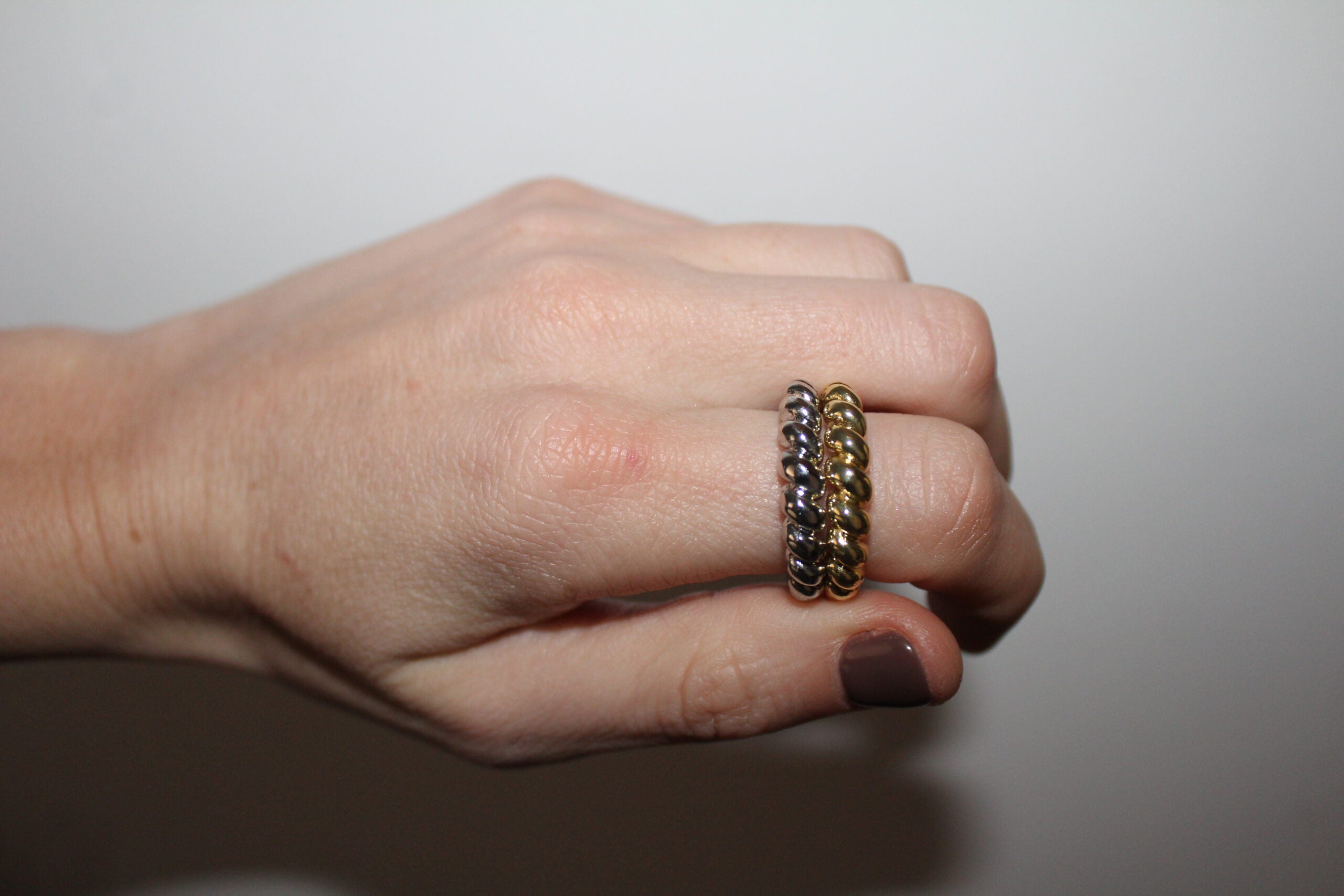 Anillo Curly (gold or silver)