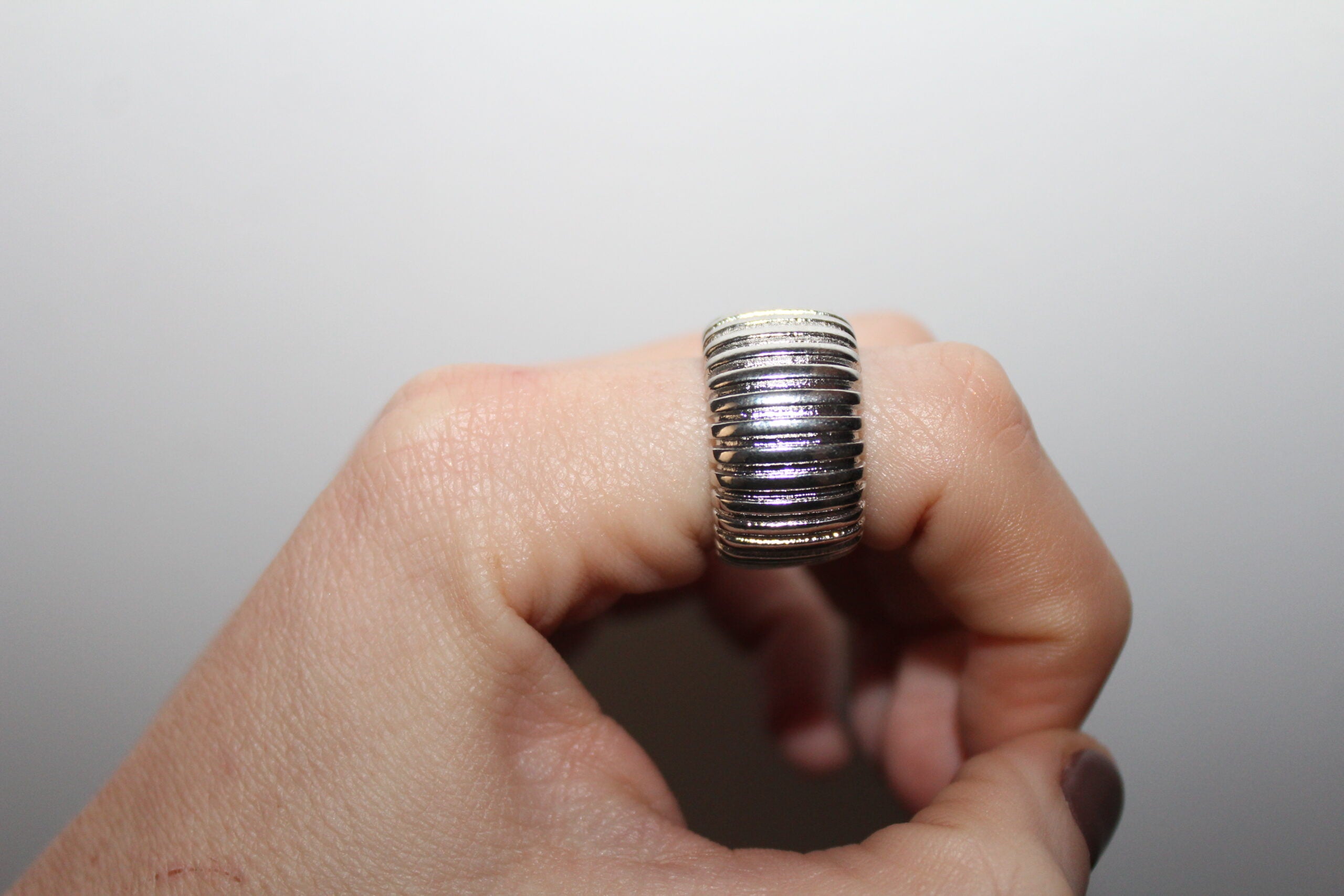 Anillo Gallonado silver