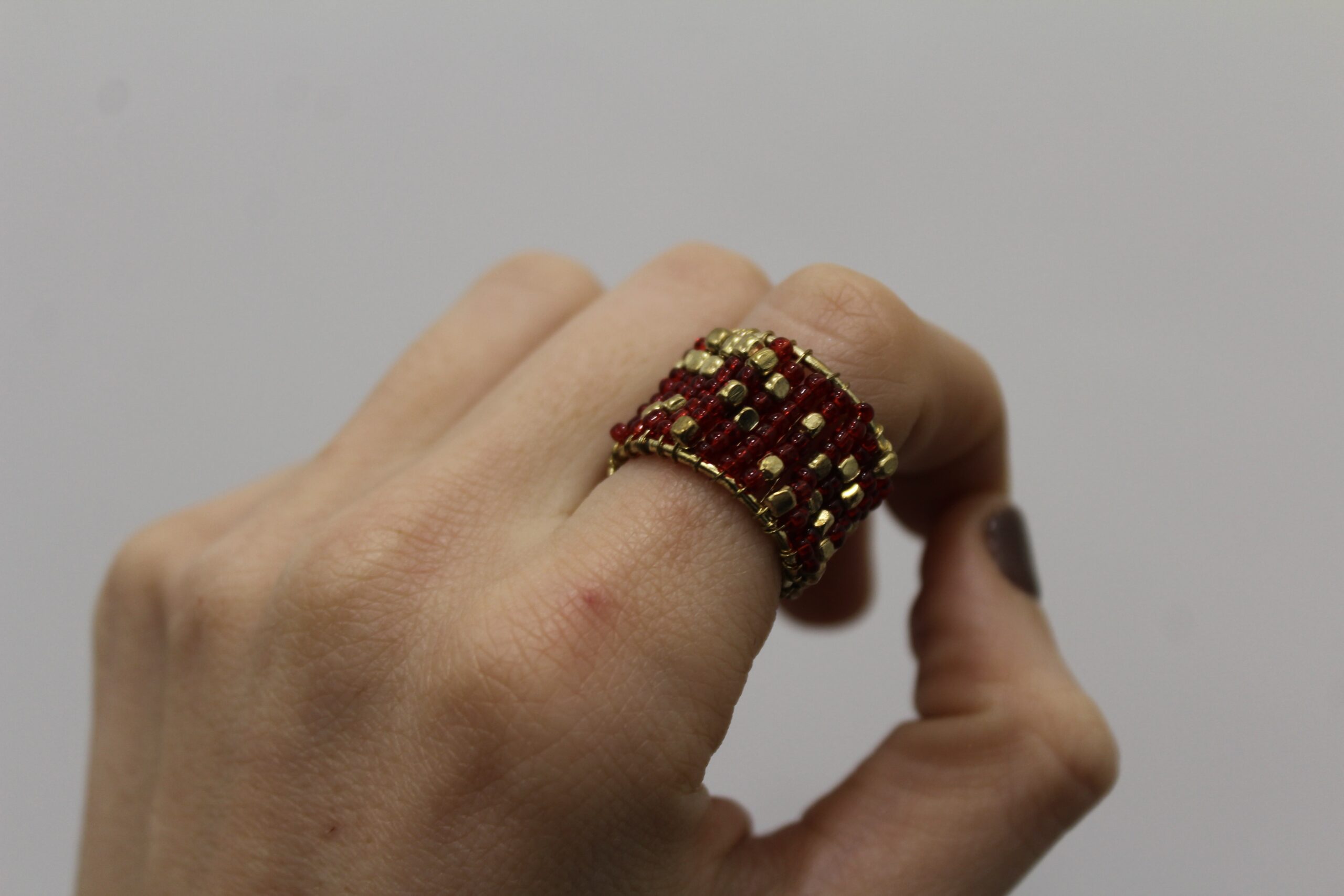 Anillo Kate Rojo