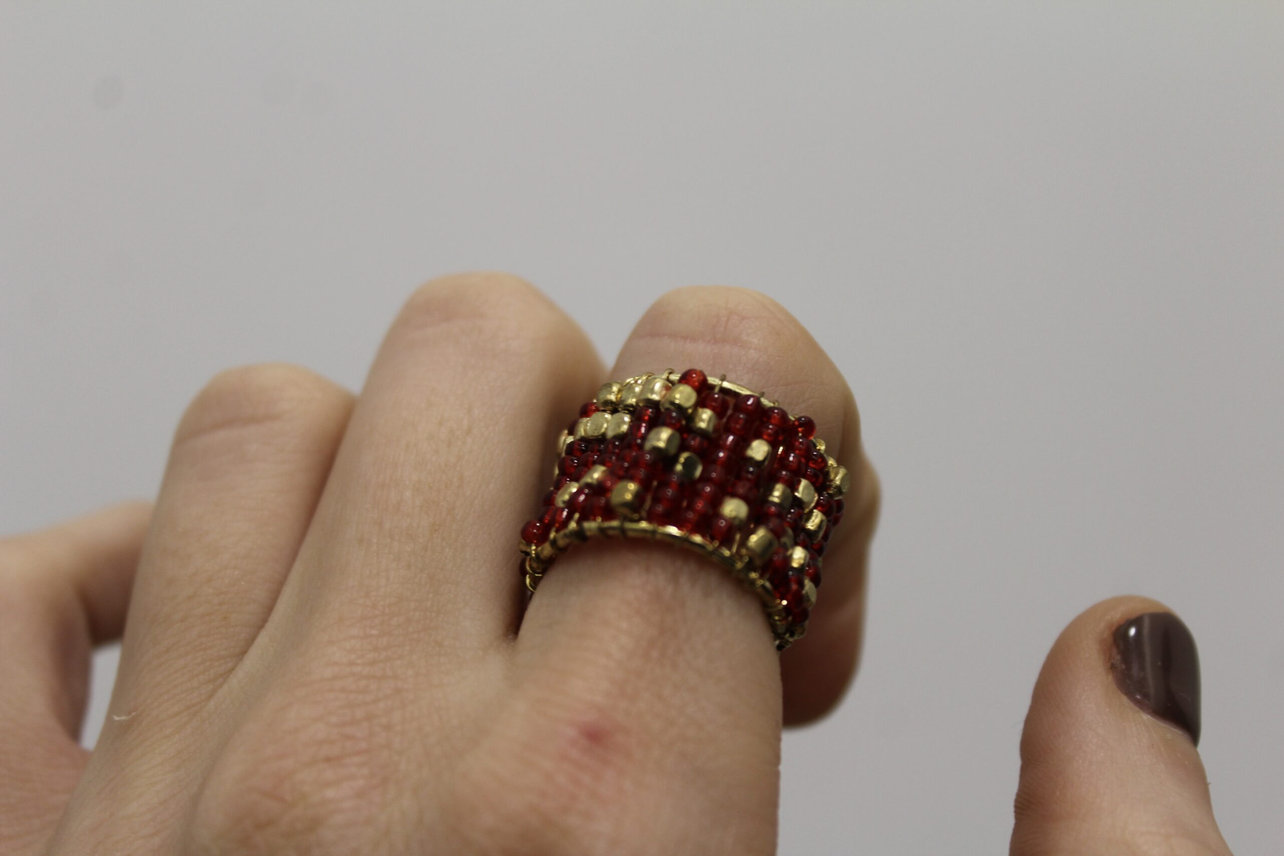 Anillo Kate Rojo